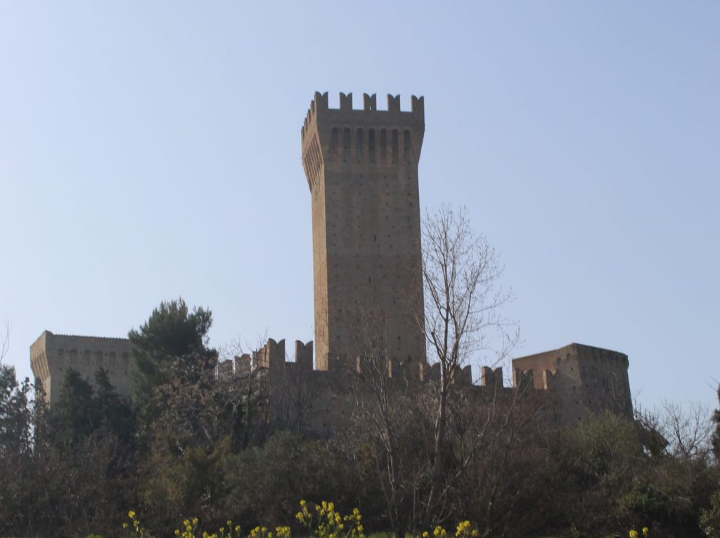 Il castello di Montefiore a Recanati