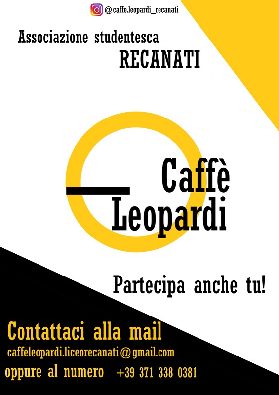 locandina Caffè Leopardi Liceo Recanati